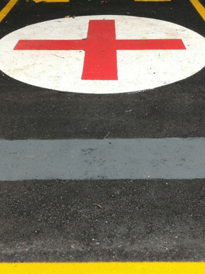 Pintura de faixa demarcação e sinalização